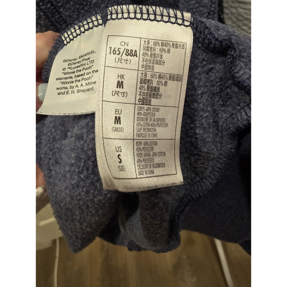 Disney Park Unisex Characters Mickey Hoodie Sweatshirt Double Graphic Sz S - Picture 12 of 12